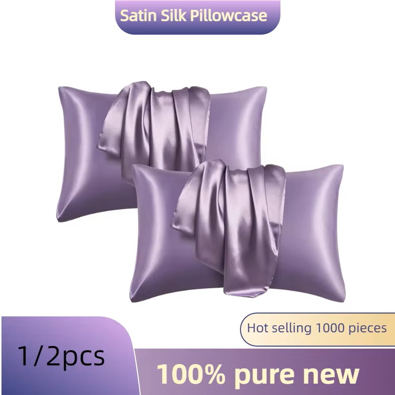 Satin Silk Pillowcase Hair Skin - 1/2 pz. Federa in Raso di