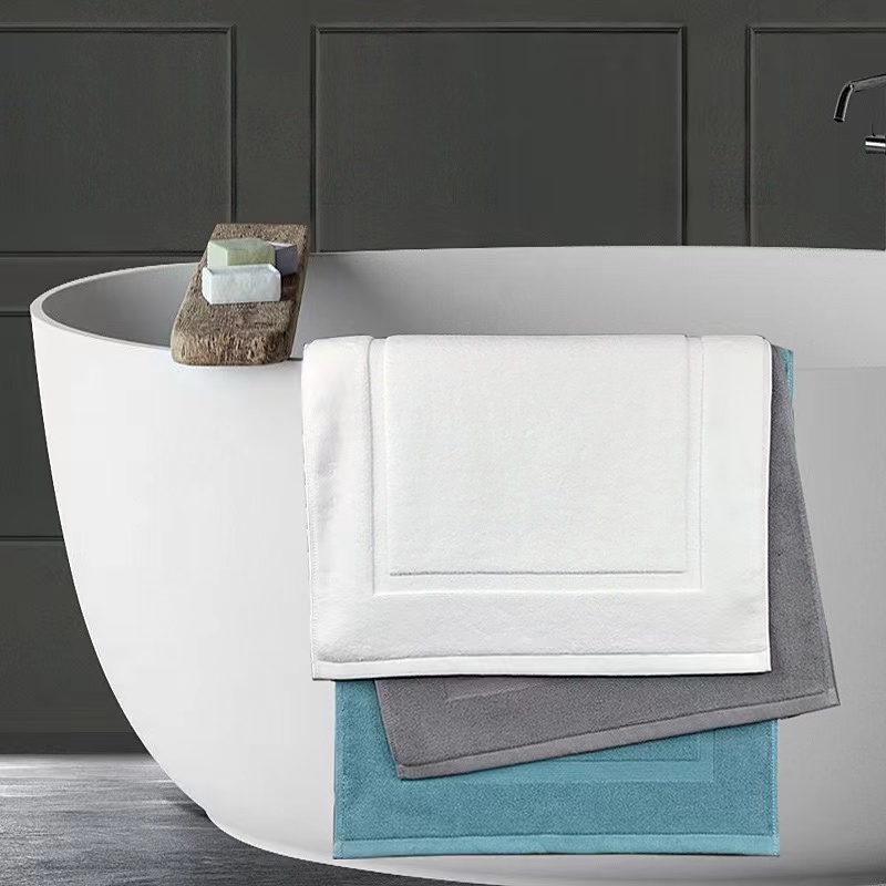 Quick Dry Diatomite Bath Mat - Asciugamano da pavimento bianco Addensare Jacquard