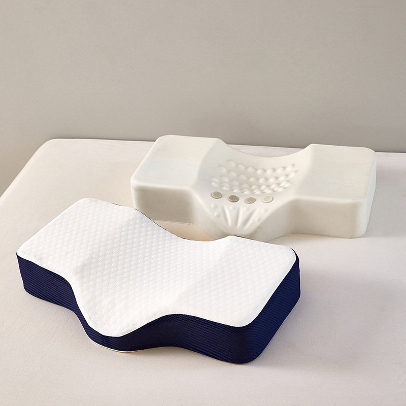 Memory Foam Orthopedic Pillow Neck Pain - Cuscino Ortopedico Concavo per Massaggio Cervicale,