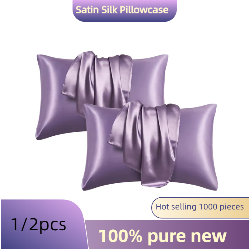Satin Silk Pillowcase Hair Skin - 1/2 pz. Federa in Raso di