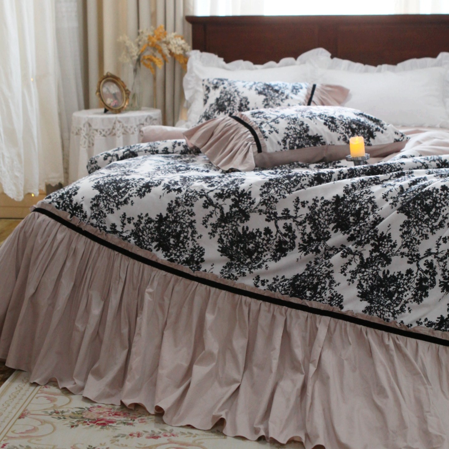 Aesthetic Floral Duvet Cover - Set di Biancheria da Letto Stile