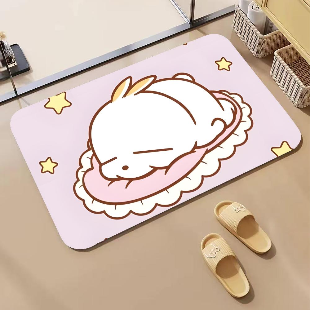 Quick Dry Diatomite Bath Mat - Tappetino da Pavimento Cartoon-M-MashiMaro in Diatomite,