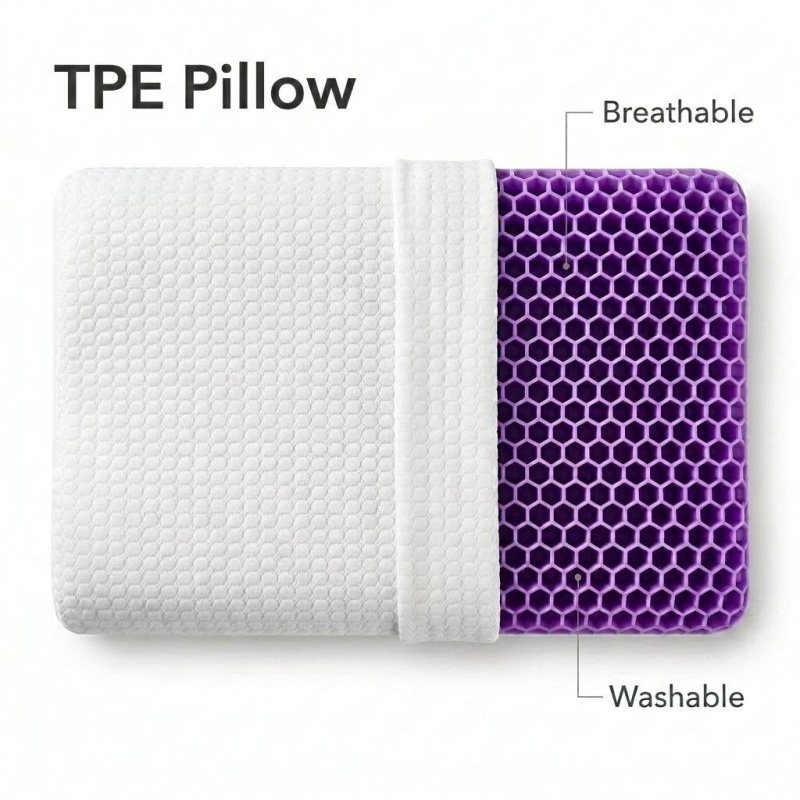 Anti Snore Contour Pillow - Cuscino Ergonomico in TPE Traspirante con