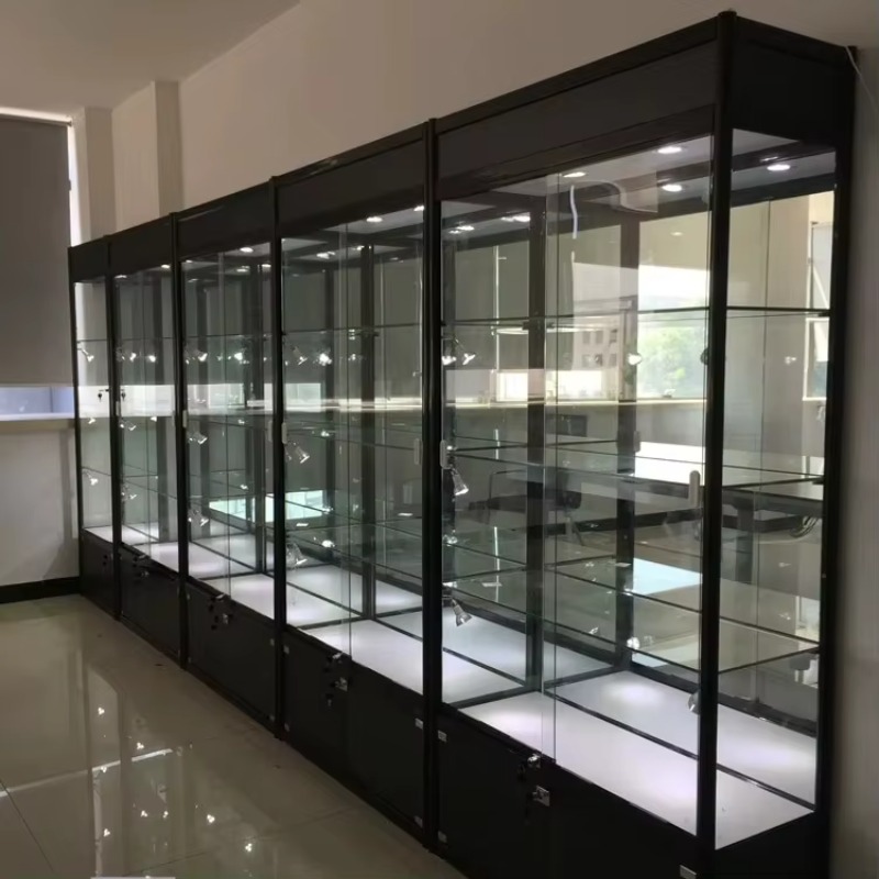 Lighting - Vetrina in vetro per centri commerciali