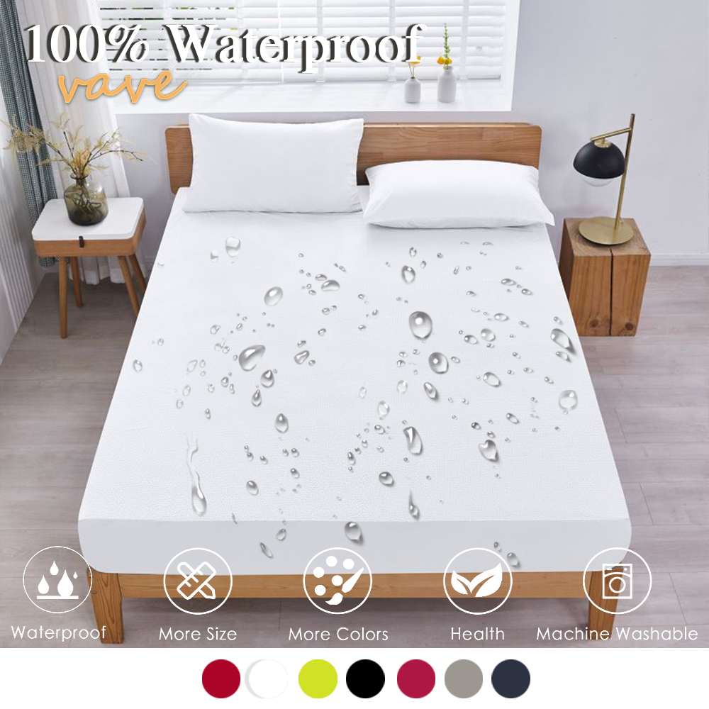 Waterproof Mattress Protector Breathable - Lenzuolo con angoli impermeabile 100% con