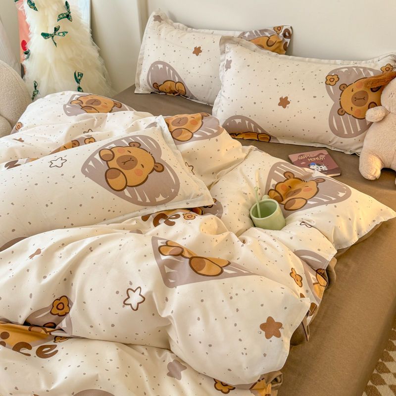 Duvet Cover Sets With Zipper - Set copripiumino Ins Bear con cerniera