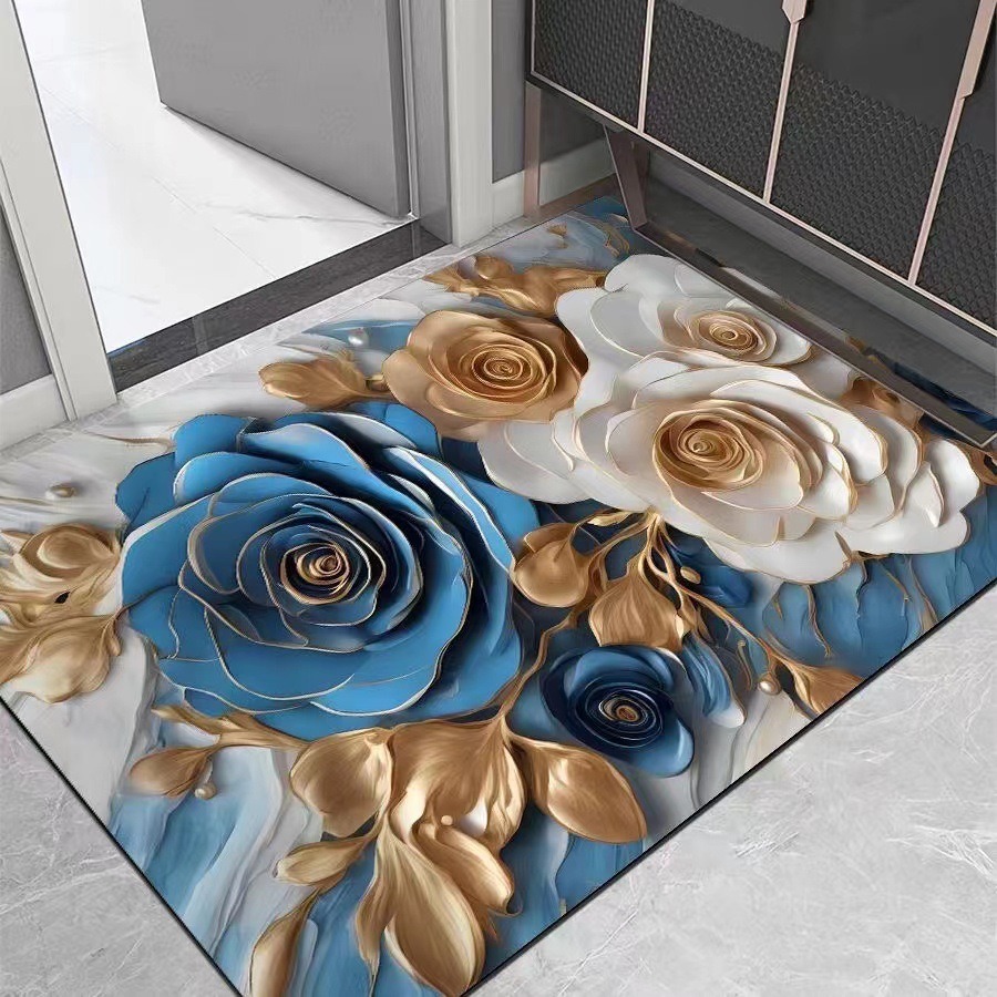 Quick Dry Diatomite Bath Mat - VIKAMA Tappetino in Diatomite Super Assorbente,