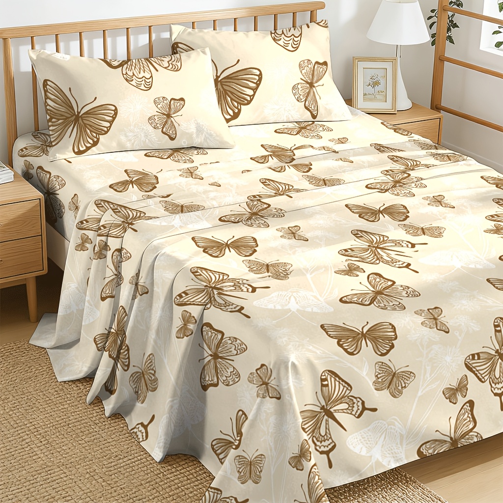 Fitted Bed Sheets Deep Pocket - Set di lenzuola con stampa a