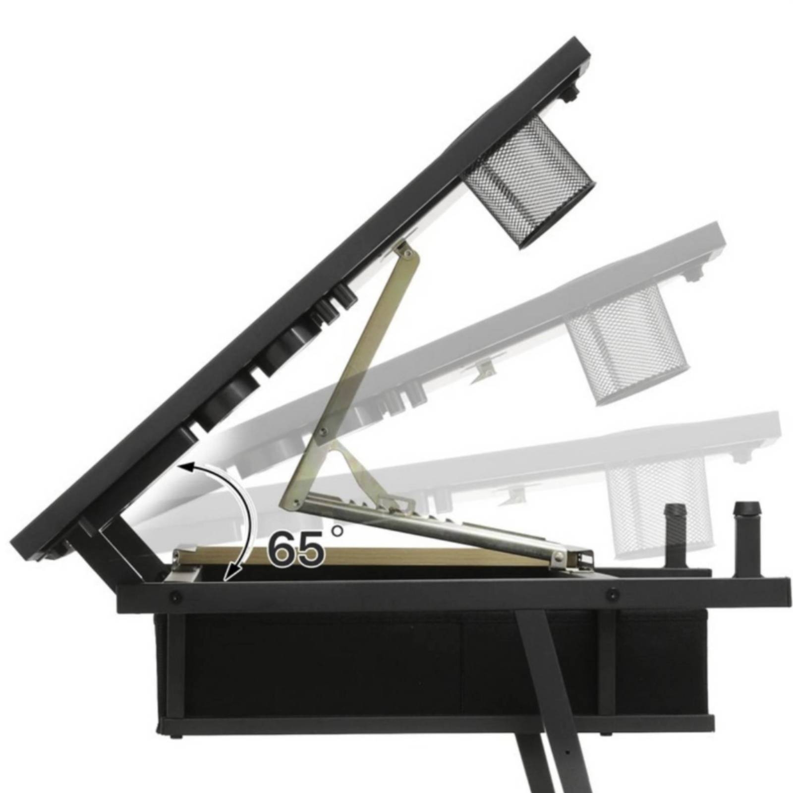 Storage & Organization - Tavolo da Disegno Versatile con Cassetti,