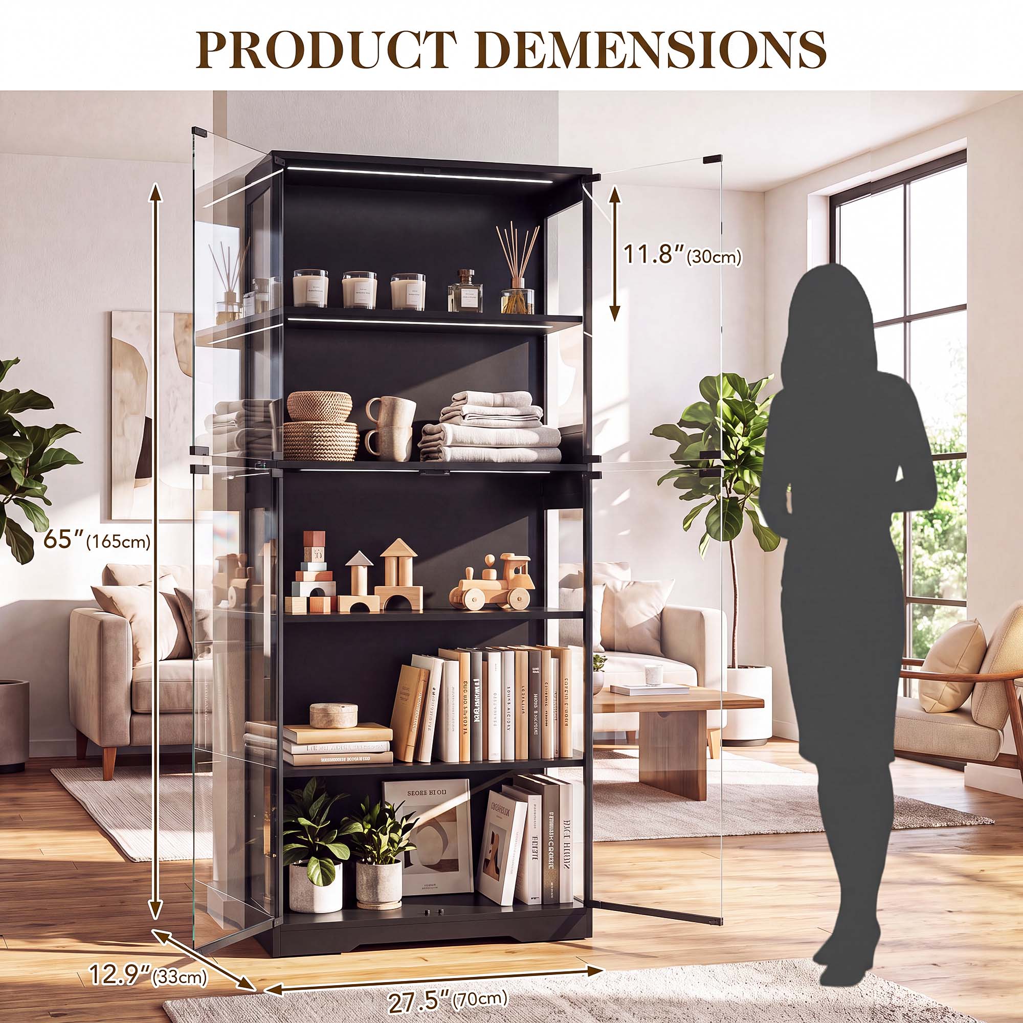 TCGBKAF Vetrina a 5 Ripiani co - Storage & Organization recensione e prezzo