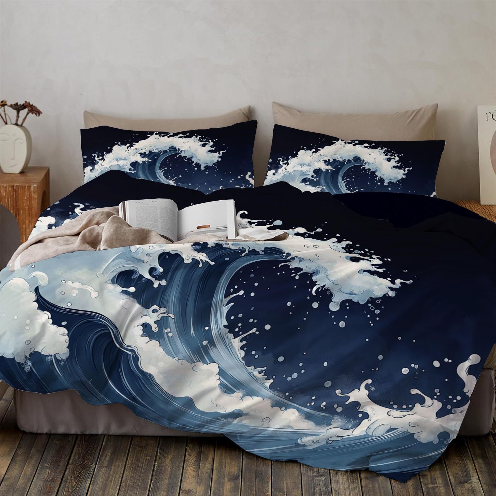 Set copripiumino Queen Wave in - Duvet Cover Sets With Zipper recensione e prezzo