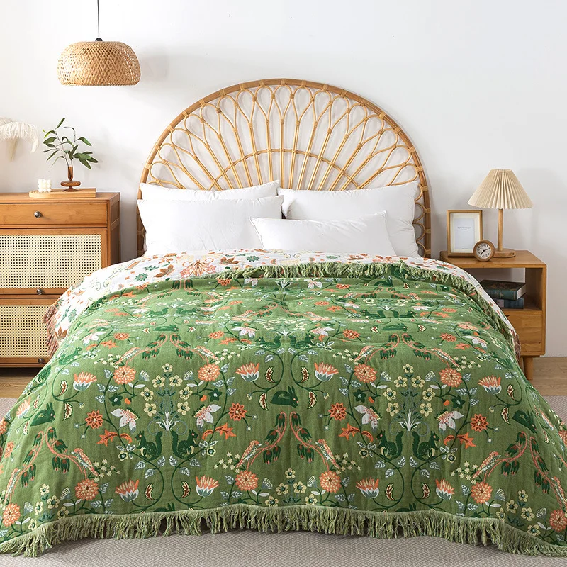 Coperta in puro cotone, in mus - Muslin Cotton Bedspread recensione e prezzo