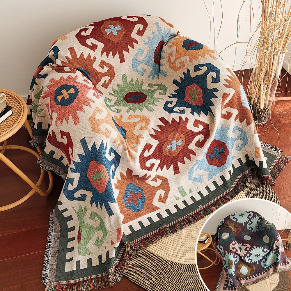 Nuova coperta per divano, cope - Boho Throw Blanket Fringe recensione e prezzo