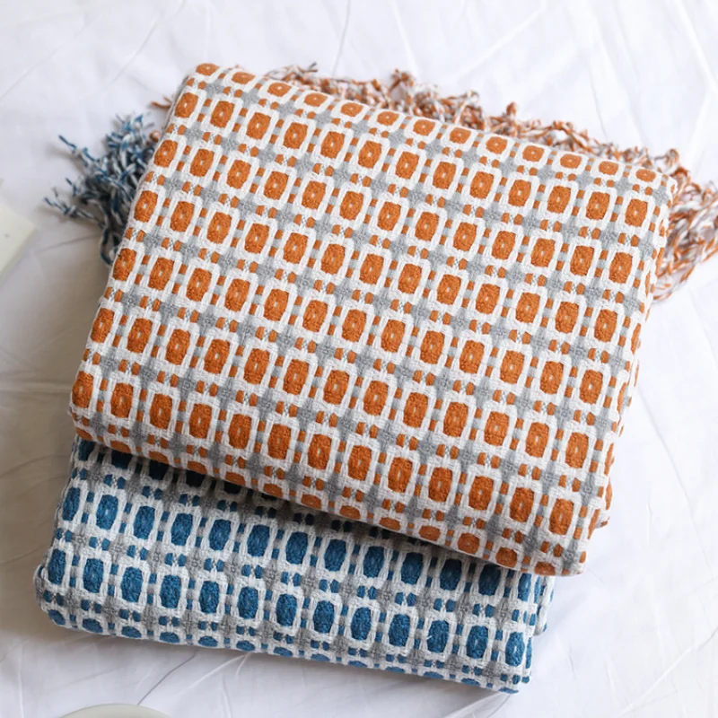 Coperta in Tessuto Jacquard a  - Boho Throw Blanket Fringe recensione e prezzo