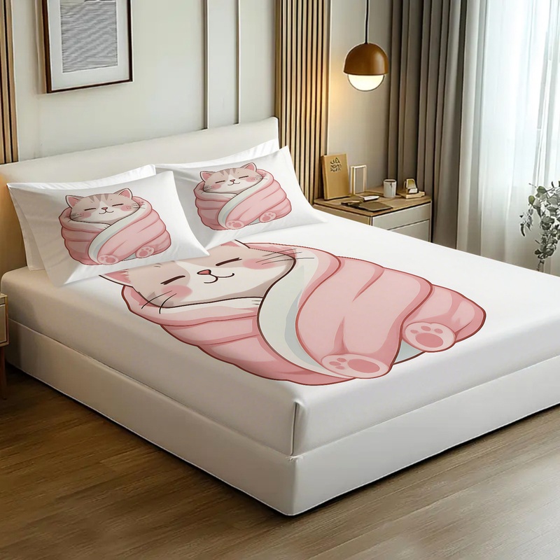 Set di Lenzuola con Stampa di  - Fitted Bed Sheets Deep Pocket recensione e prezzo