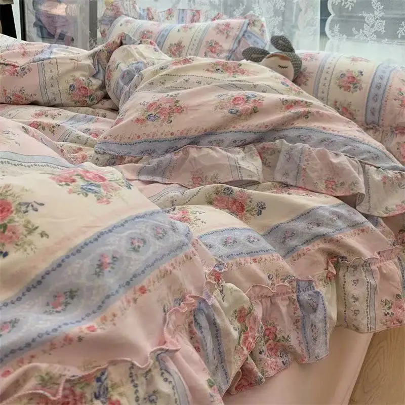 Set biancheria da letto florea - Aesthetic Floral Duvet Cover recensione e prezzo