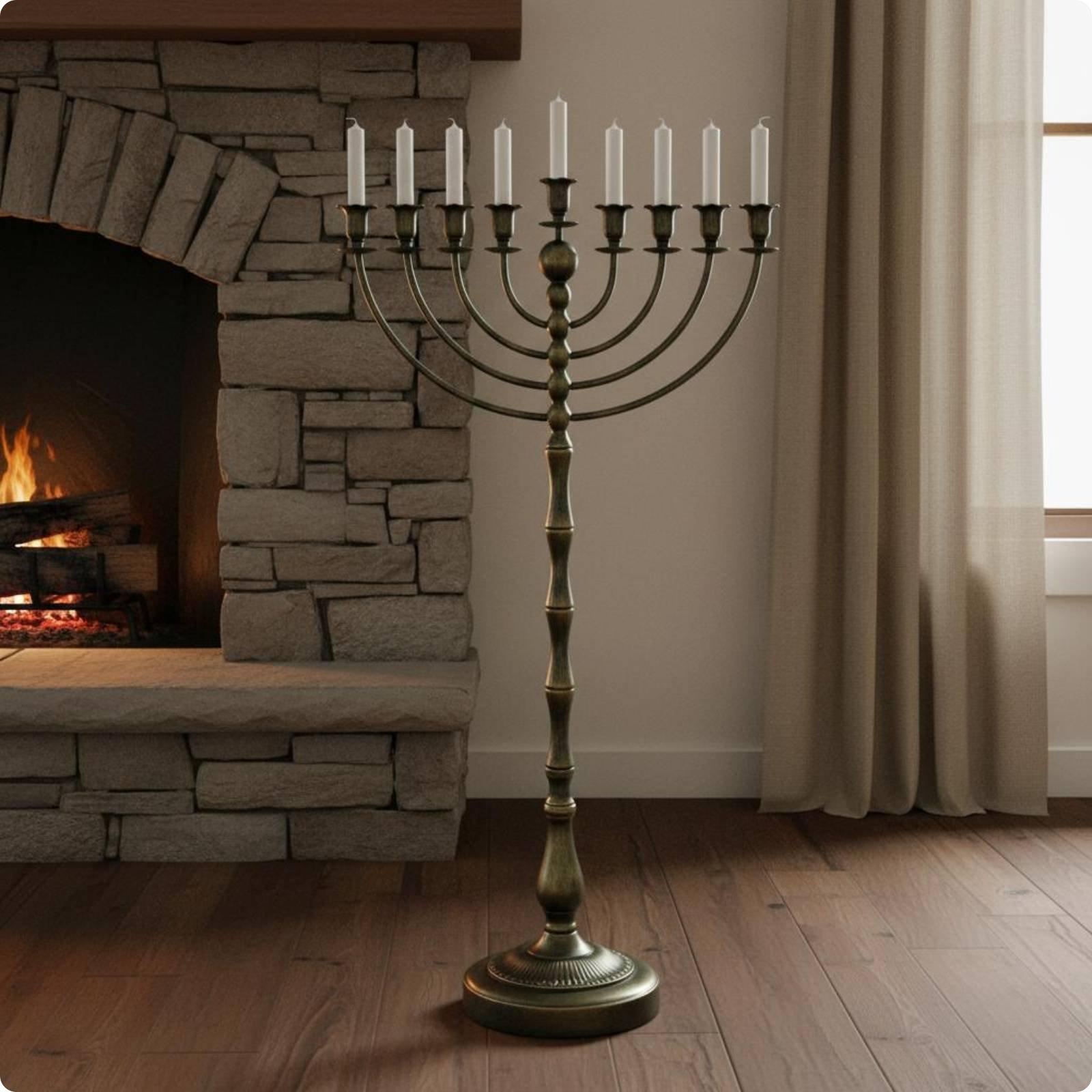 Elegante Porta Menorah in Bron - Home Decor recensione e prezzo