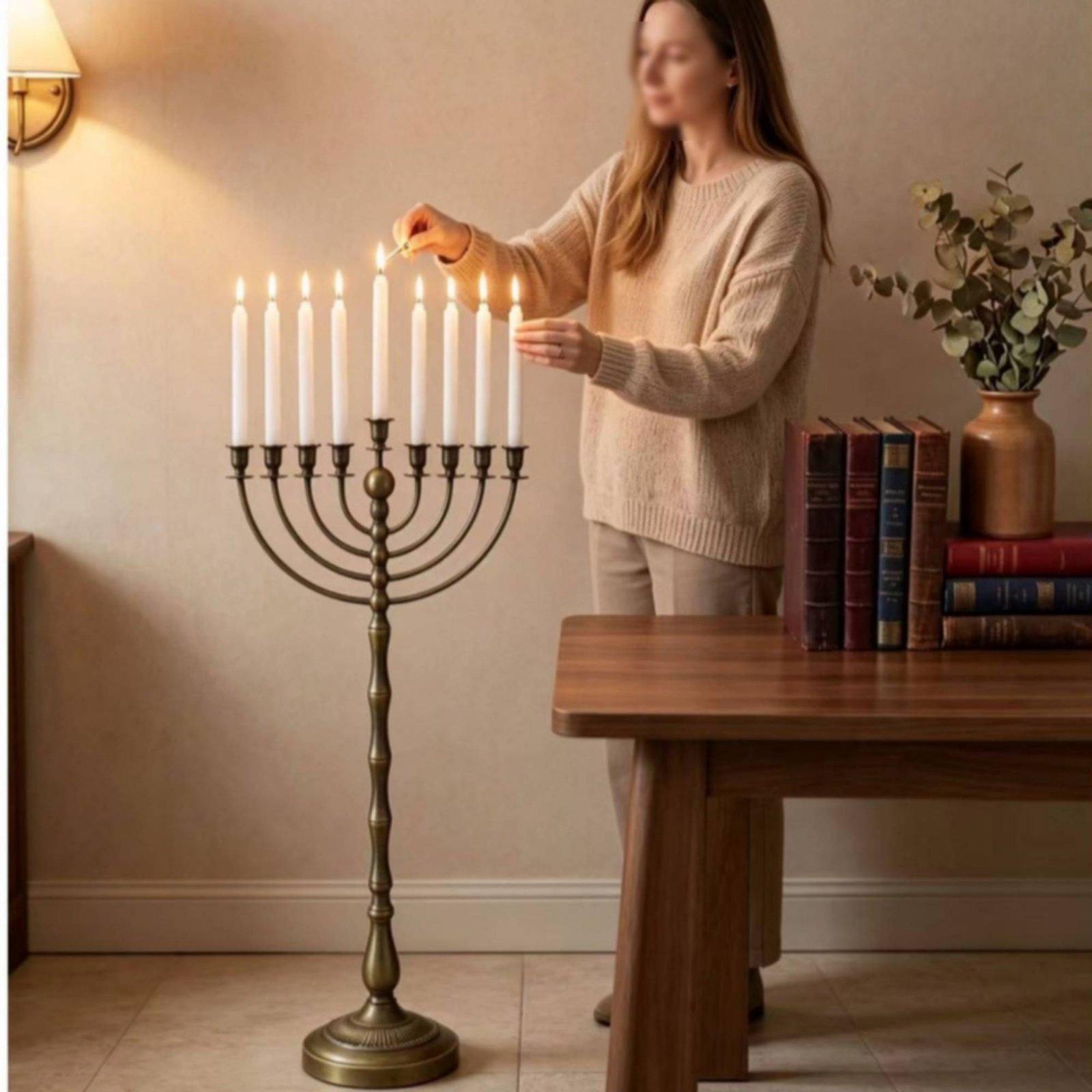 Elegante Porta Menorah in Bron - Home Decor recensione e prezzo