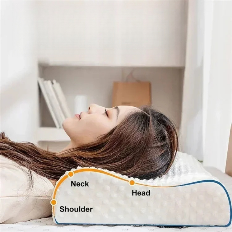 ​ ​ Cuscino per dormire in mem - Memory Foam Orthopedic Pillow Neck Pain recensione e prezzo