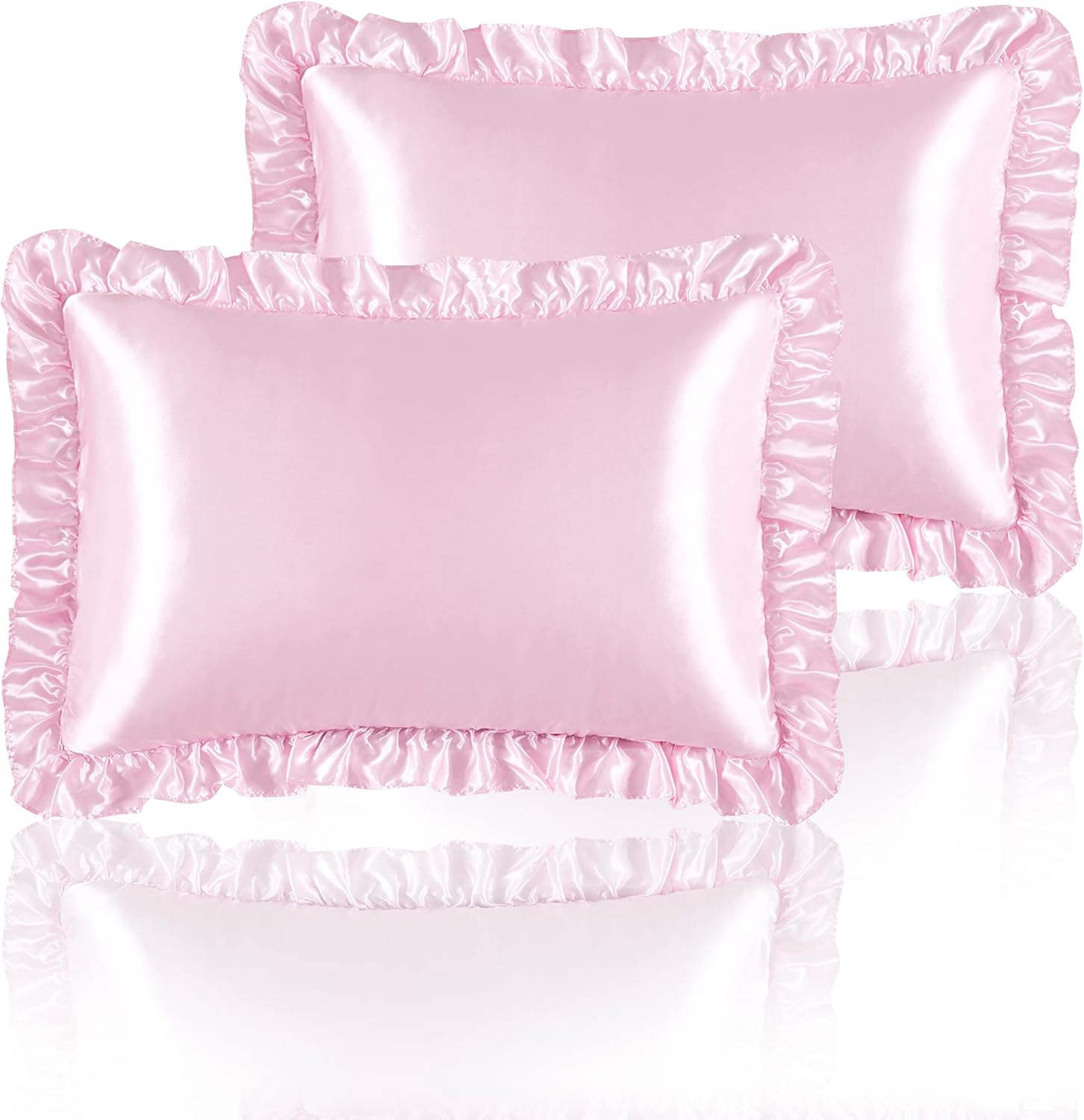 2 Federe in Raso con Volant pe - Satin Silk Pillowcase Hair Skin recensione e prezzo