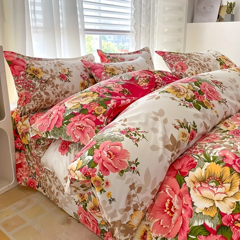 Set copripiumino floreale con  - Duvet Cover Sets With Zipper recensione e prezzo