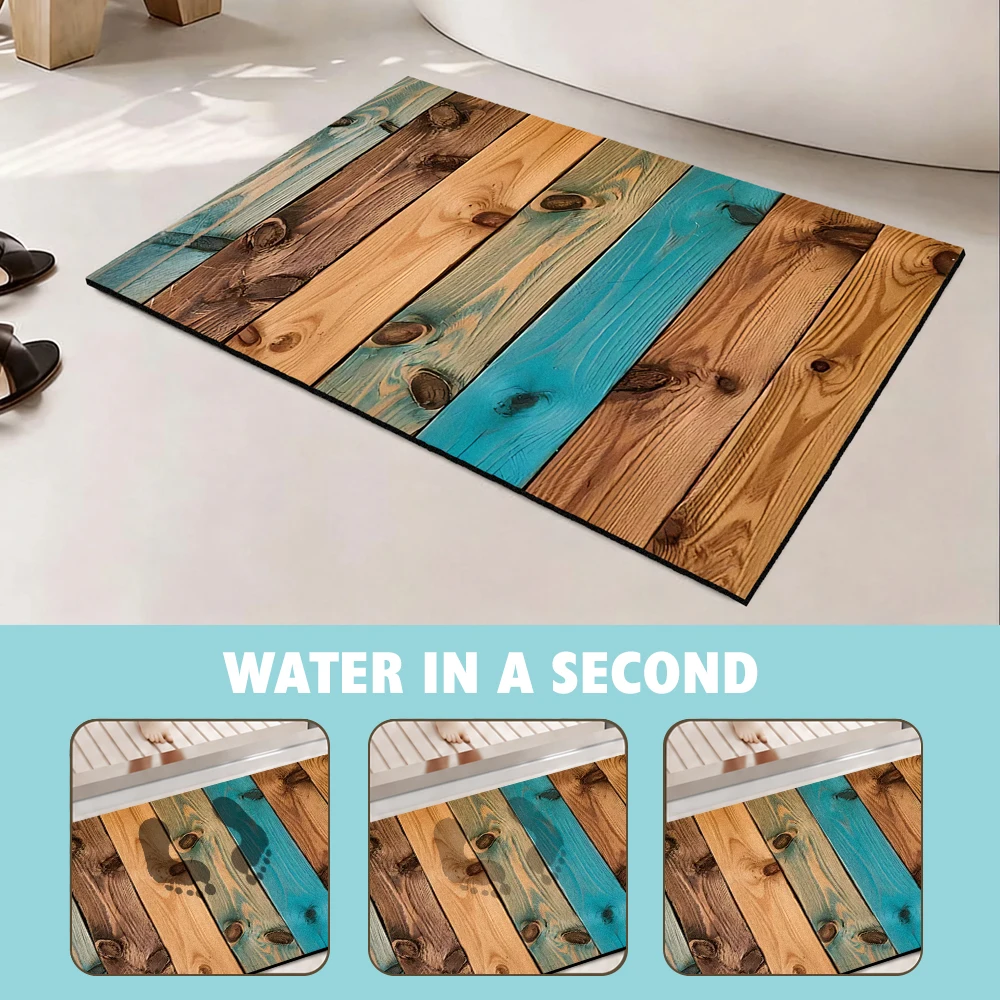 Tappetino da Bagno in Legno Re - Quick Dry Diatomite Bath Mat recensione e prezzo